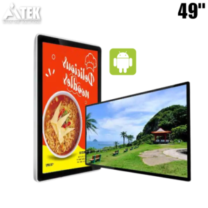 Digital Signage Wallmount 49" Nontouch Free CMS