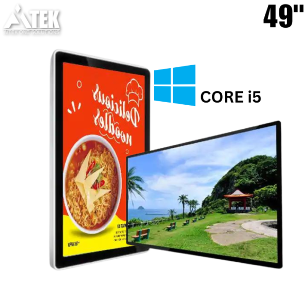 Digital Signage Wallmount 49" Core i5 Windows